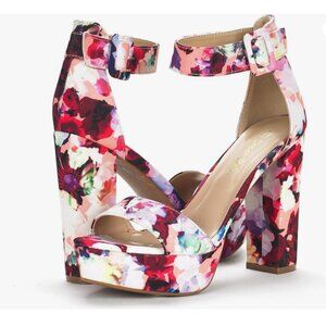 Women's Hi-lo Heeled Sandals